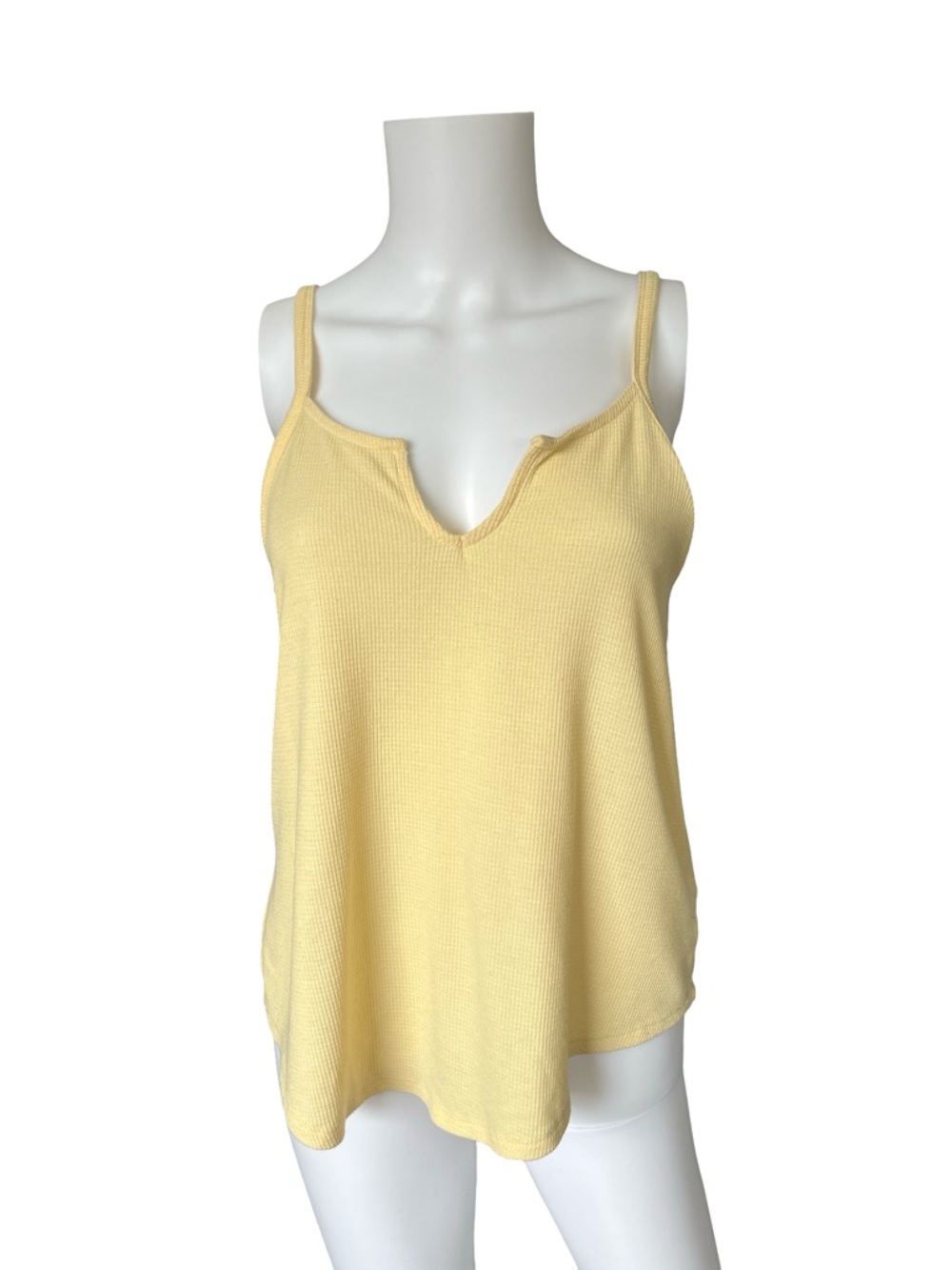 Athleta Yellow Wind Down Sleep Cami Lightweight Knit Womens Size Small S